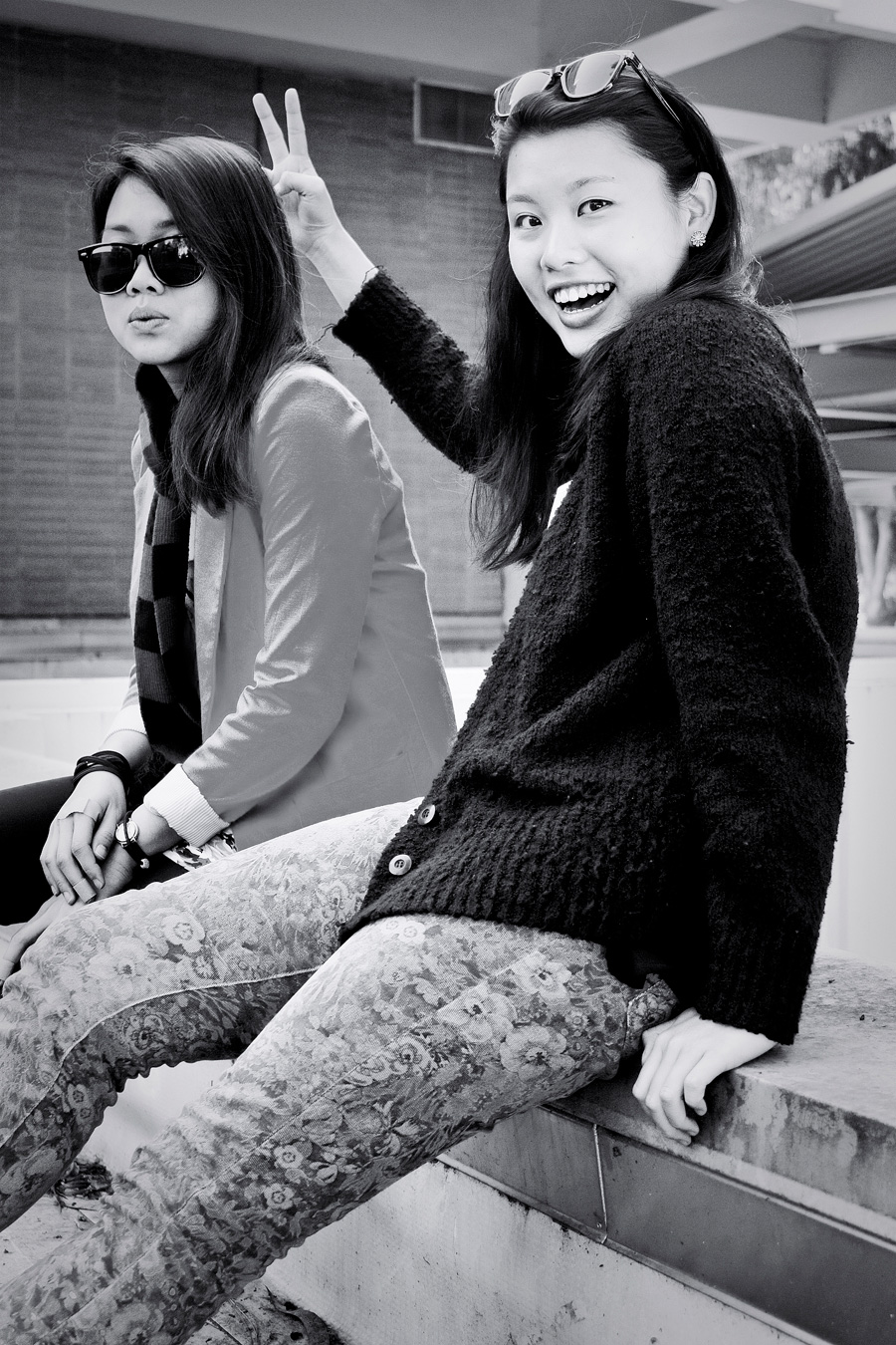 Jac and Deb BDG floral Jeans.
