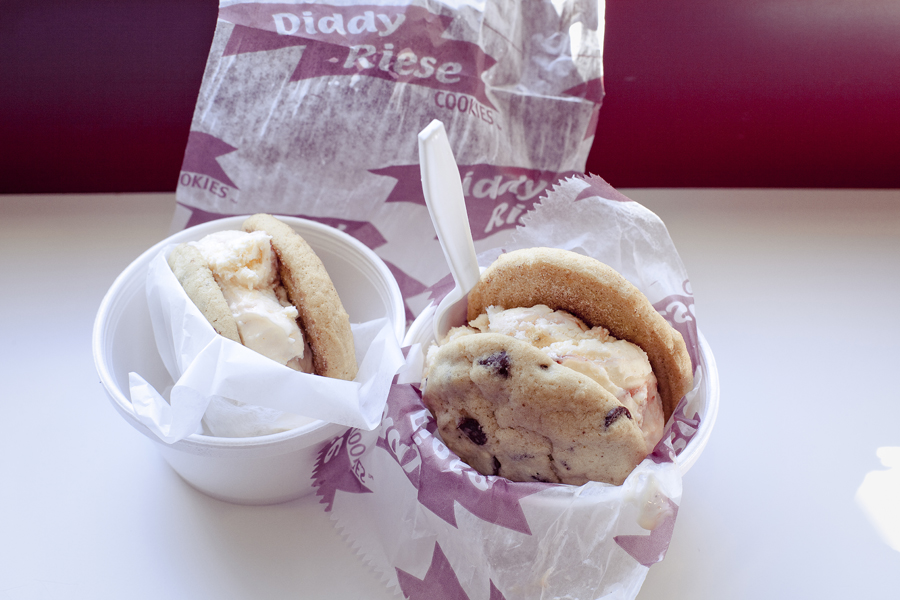 Ice cream sandwich from Diddy Riese at Westwood Village. Staple for every student at UCLA.