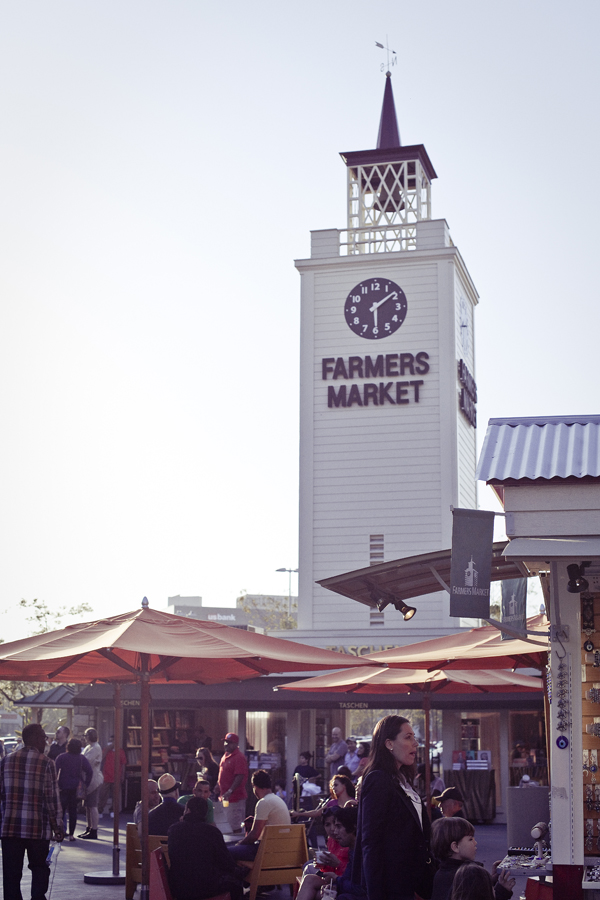 Farmers Market tower at The Grove in Los Angeles.