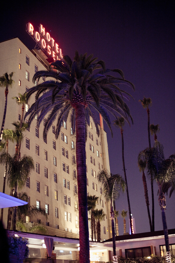 Hotel Roosevelt in Hollywood, Los Angeles, California.