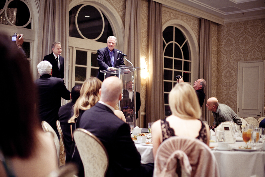 Jon Voight talking at the Beverly Hills Film Festival awards ceremony at the Four Seasons Hotel.