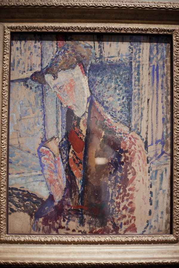 Reverie (Study for the Portrait of Frank Burty Haviland) by Amedeo Modigliani at LACMA.