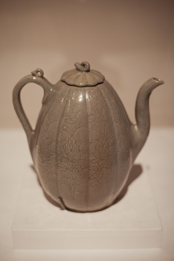 Melon-form Ewer with Lotus Design at LACMA, Los Angeles.