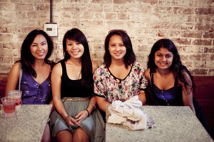 Photo of friends at Intelligentsia in Old Town Pasadena.