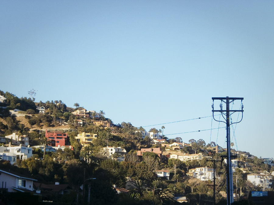 View of houses at Malibu.