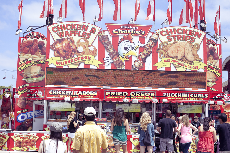 Chicken Charlie's at the Orange County Fair.