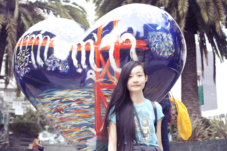 Ren at Union Square in San Francisco.