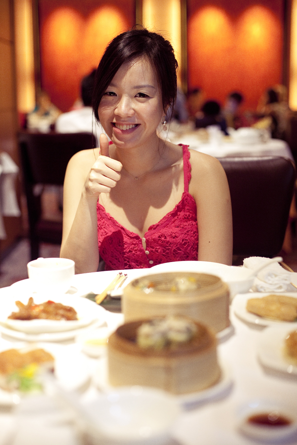 Ade at Li Bai Cantonese Restaurant at Sheraton Towers.