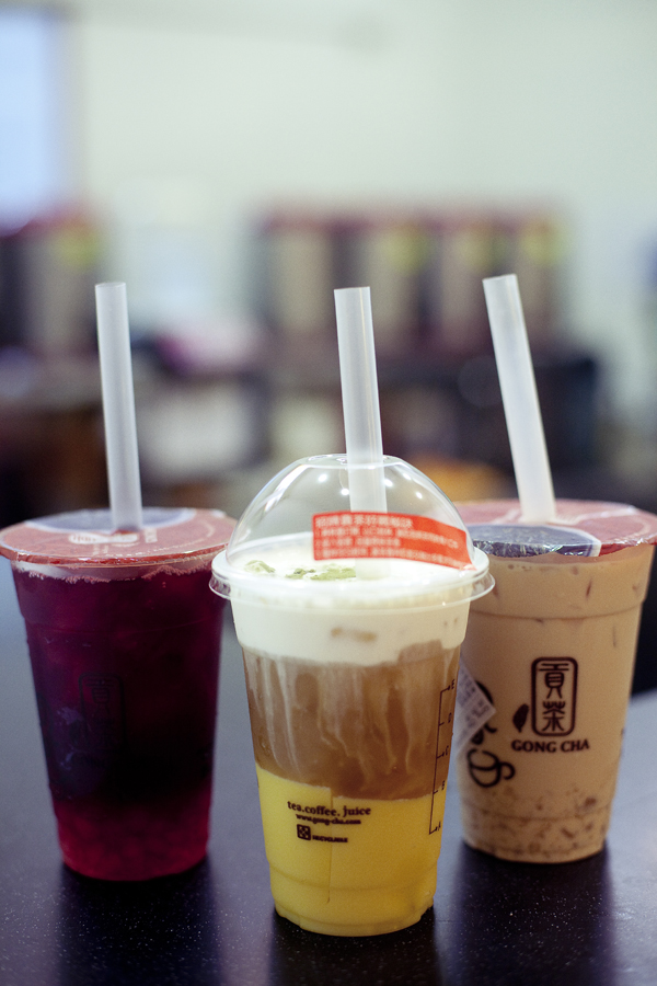 Bubble tea from Gong Cha.