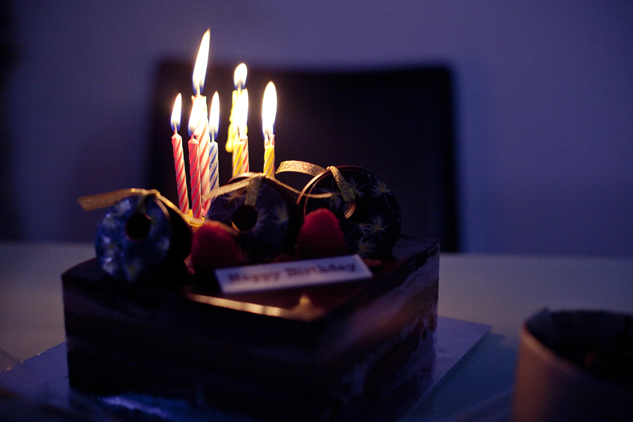 Birthday cake for Ren's 27th birthday.