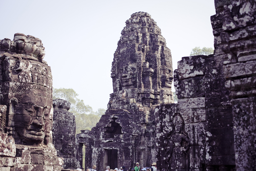 Bayon in Angkor Thom, Cambodia.