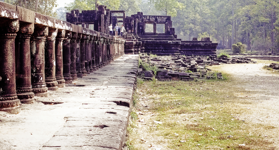 Path leading to the main building of Baphuon in Angkor Thom, Cambodia.