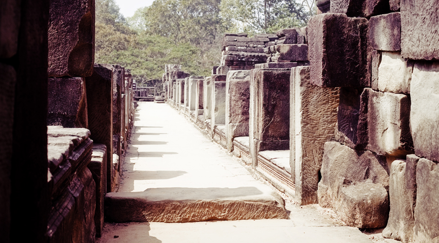 Open walkway at Baphuon in Angkor Thom, Cambodia.
