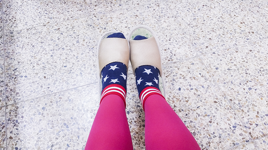 Indoor slipper for school in Sangju, South Korea.