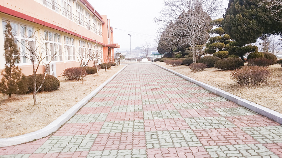School grounds in Sangju, South Korea.