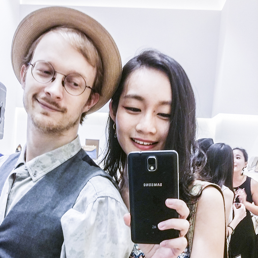 Mirror selfie at the Nine West SS15 Collection launch preview at Suntec, Singapore.