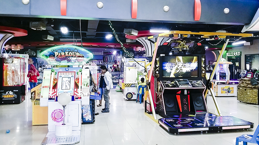 Arcade place at Nagoya Hill Shopping Center, Batam, Indonesia.