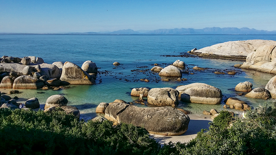 Boulders at Boulders Beach, Table Mountain National Park, Cape Town, South Africa.