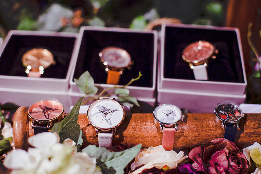 Woodland style watches at the Kapok x Olivia Burton launch at National Design Centre, Singapore.