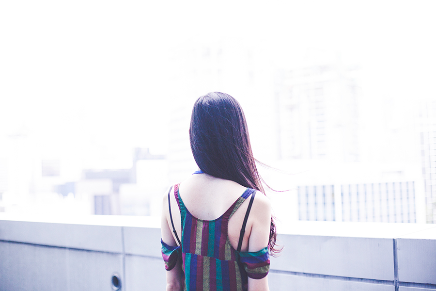 Outfit to the Lazada Singapore's Blogger Bazaar: Urban Outfitters striped dress.