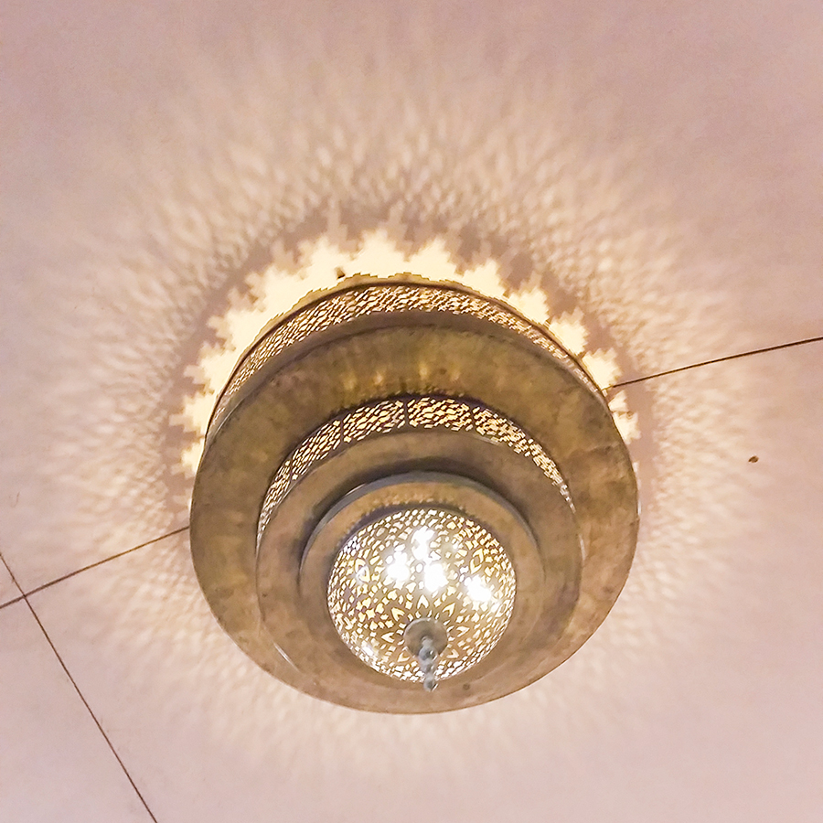Ceiling lamp at Pearl-Qatar, Doha.