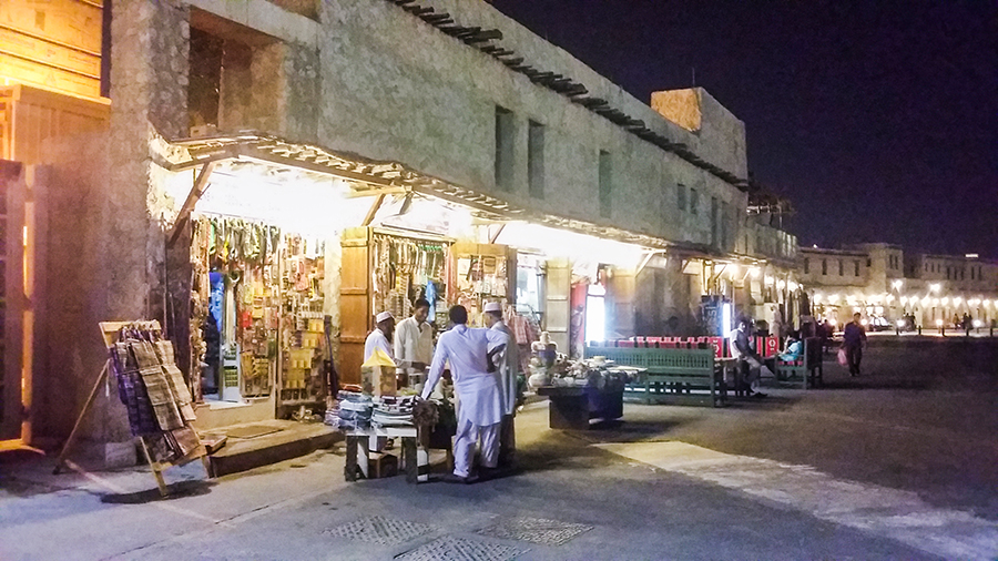 Shops at Souq Waqif (Ø³ÙˆÙ‚ ÙˆØ§Ù‚Ù), Doha, Qatar.