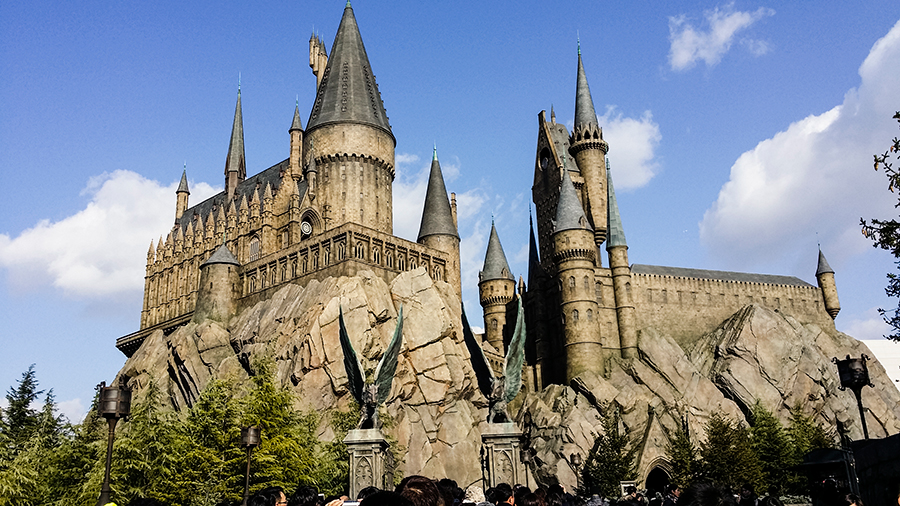 Castle at The Wizarding World of Harry Potter at Universal Studios Japan, Osaka.