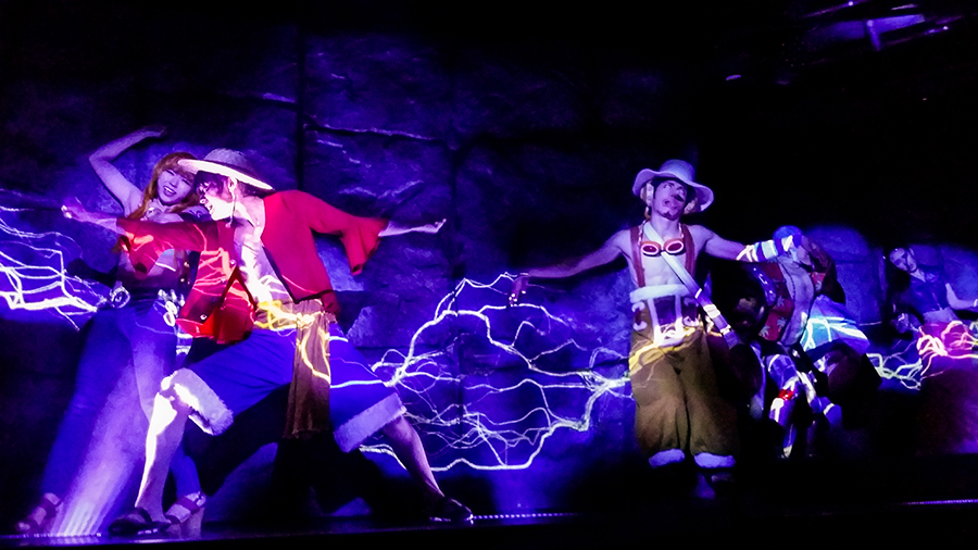 One Piece Live Attraction Show at One Piece Tower, Tokyo Tower Japan.