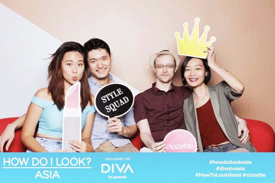 Animated gif of photobooth at HDIL Asia Season 2 Premiere Party in Singapore.