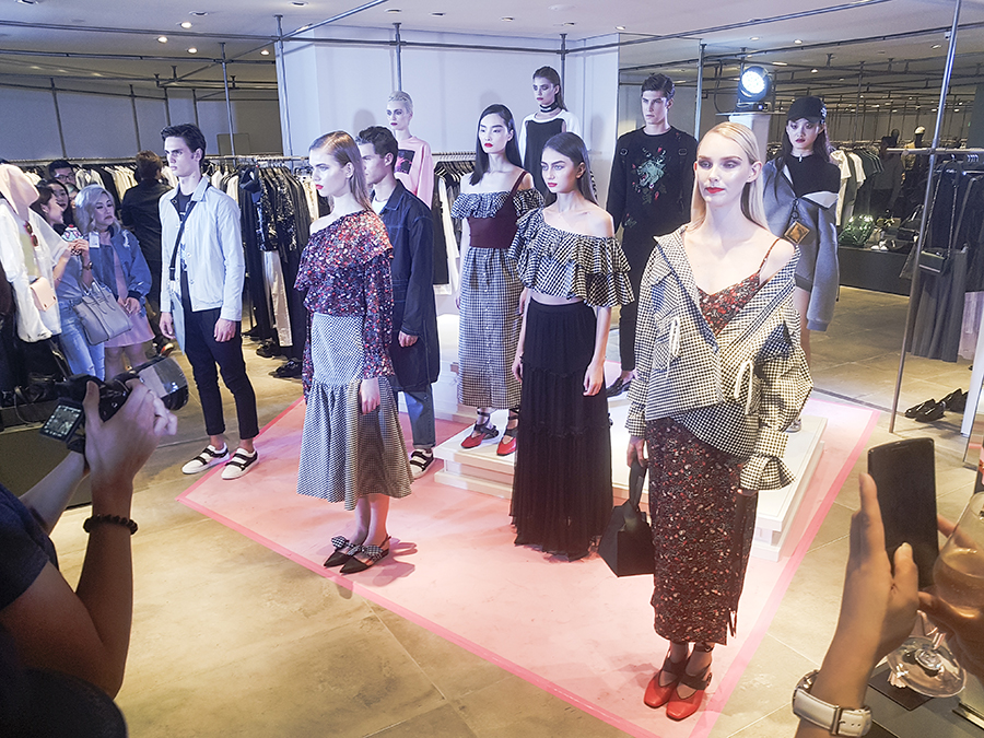 URBAN REVIVO at Raffles City media launch fashion runway