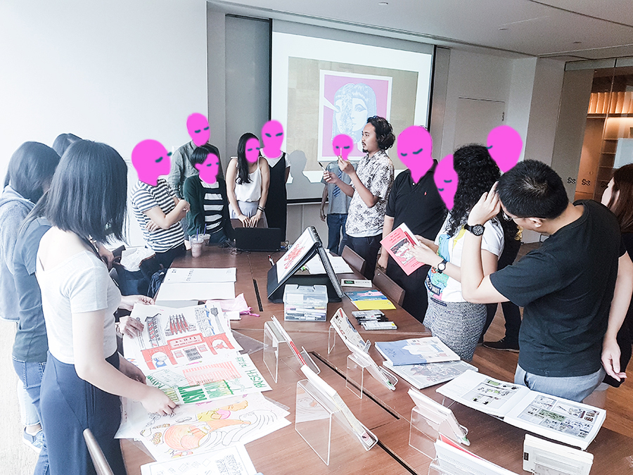 Introduction to Risograph printing at library@orchard, Singapore.
