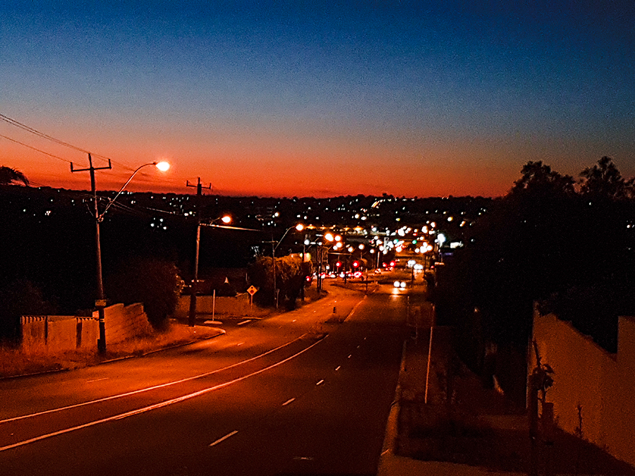 Beautiful twilight sky in Perth Australia.