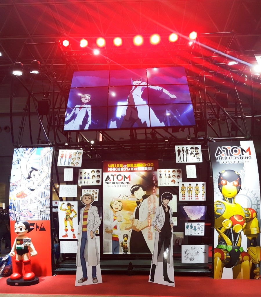 Astroboy Atom at Anime Japan Expo 2017, Big Sight Tokyo.