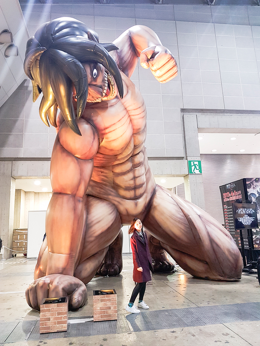 Attack on Titan at Anime Japan Expo 2017, Big Sight Tokyo.