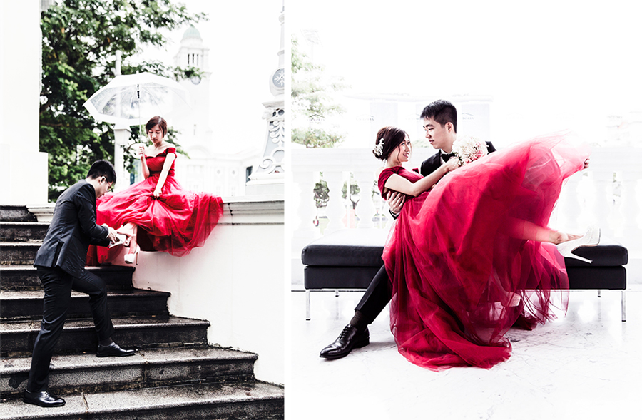 Prewedding photoshoot for RJ & JR, Singapore.