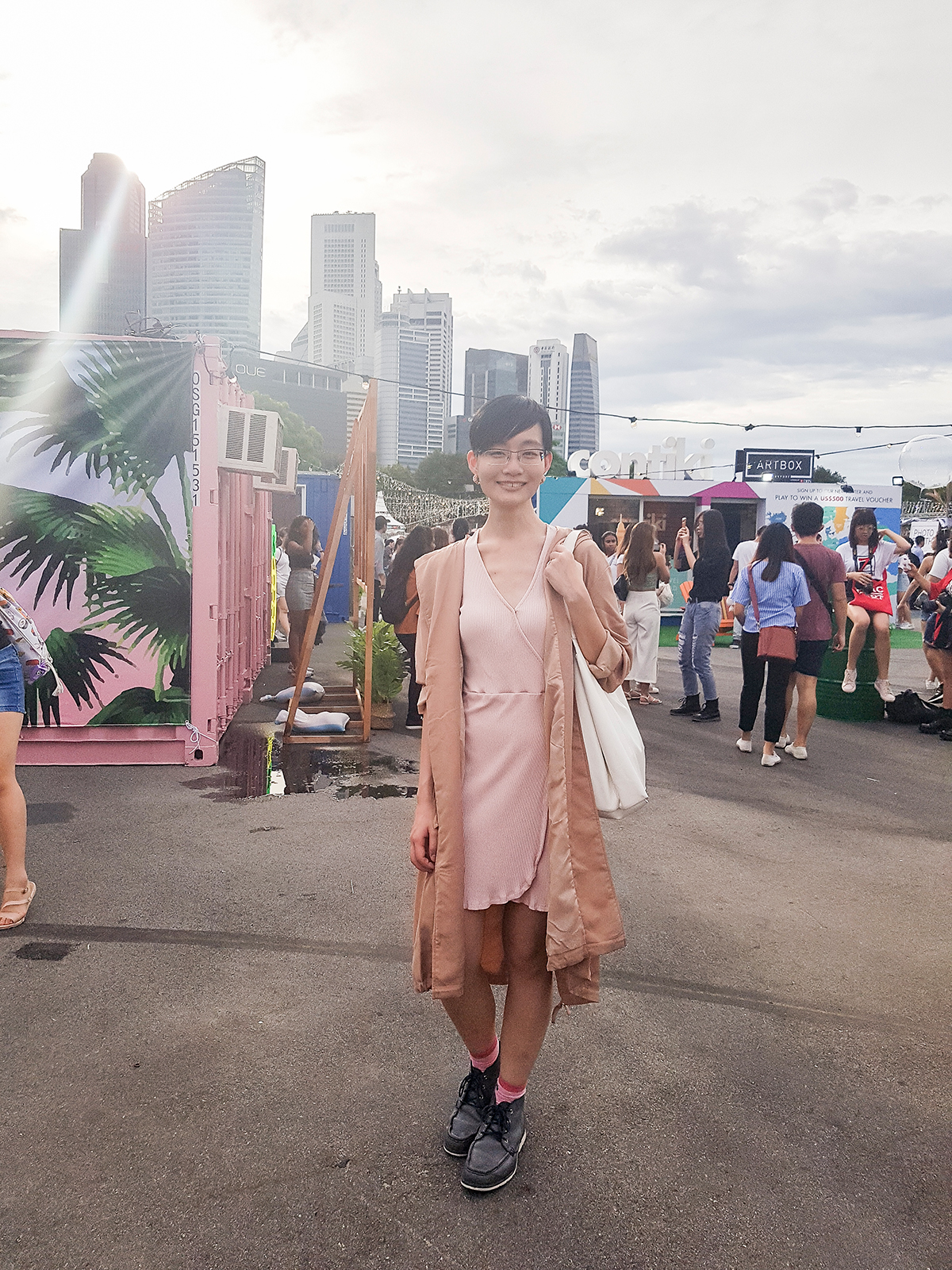 Outfit at Wefie with Kooling at Artbox Singapore 2018.