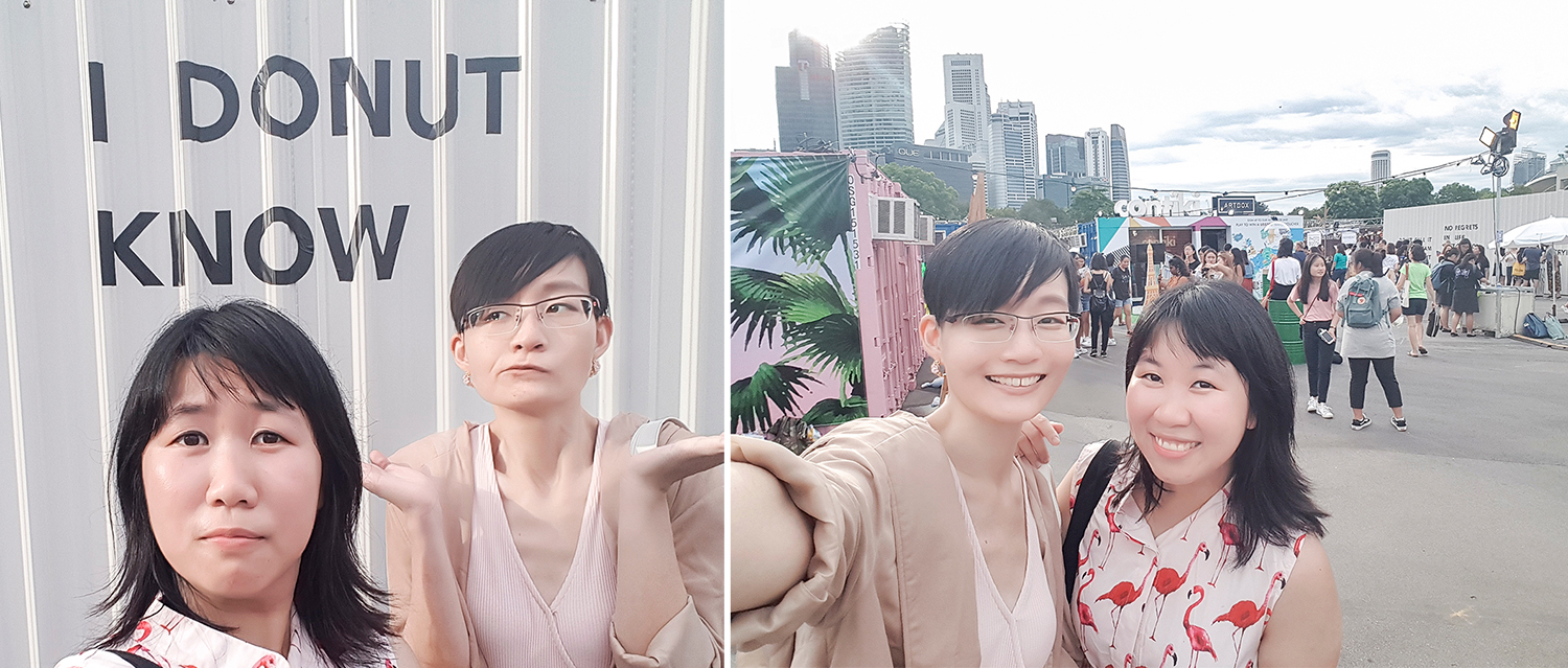 Wefie with Kooling at Artbox Singapore 2018.