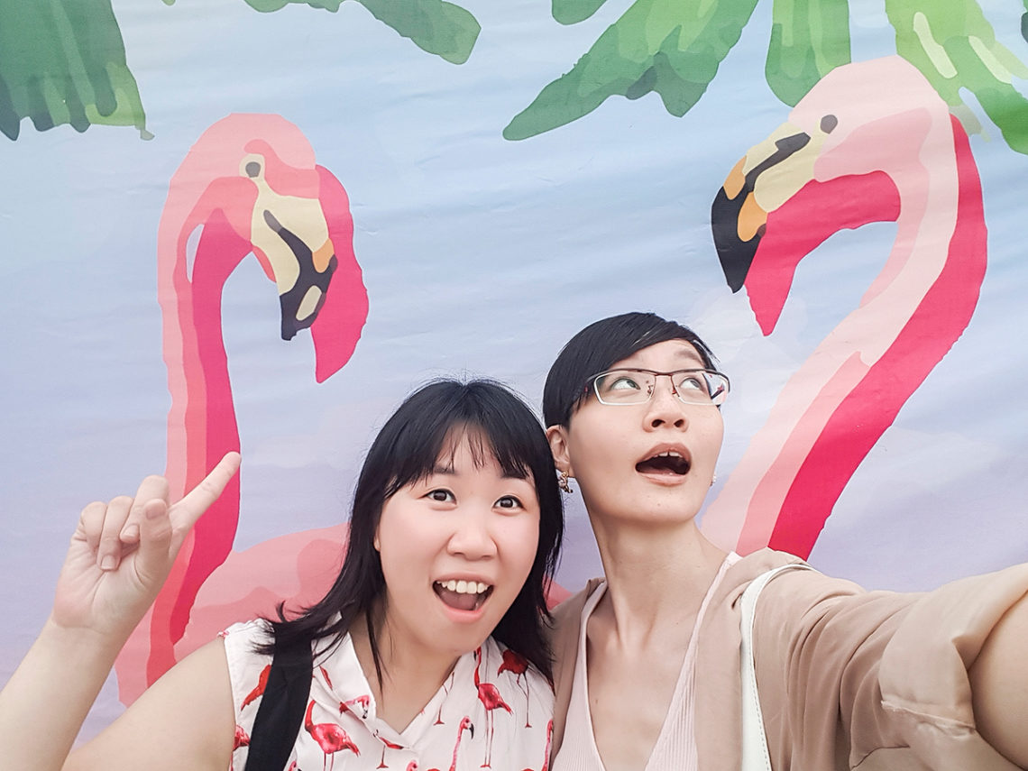 Wefie with Kooling at Artbox Singapore 2018.