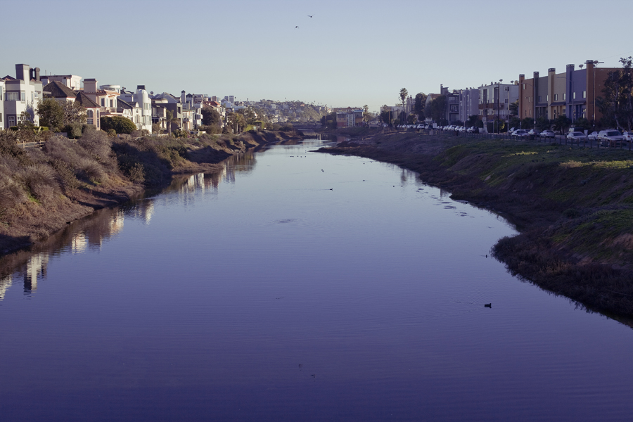 Balloona Creek, Marina Del Rey, Los Angeles.