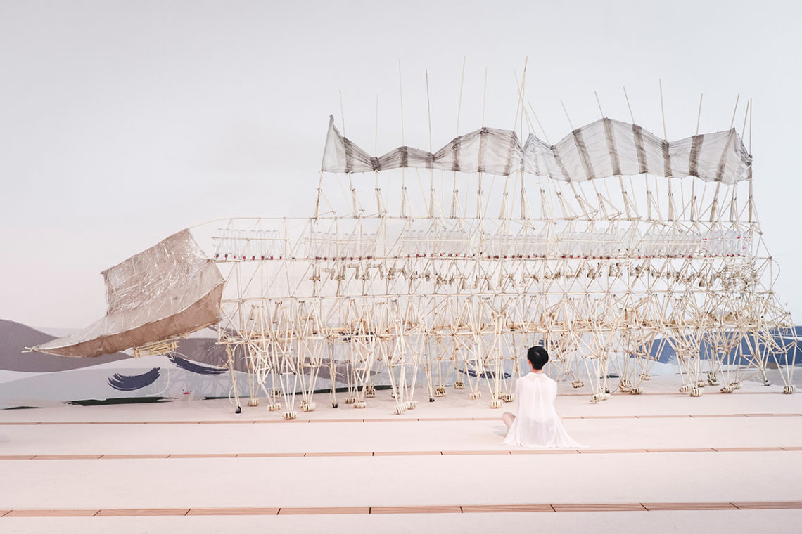 Wind Walkers: Theo Jansen's Strandbeests at the ArtScience Museum, Singapore.
